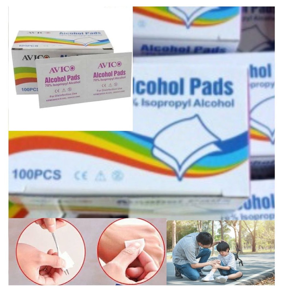 Alcohol Swab Pads Tisu Alkohol Serbaguna isi 100 pcs 113171