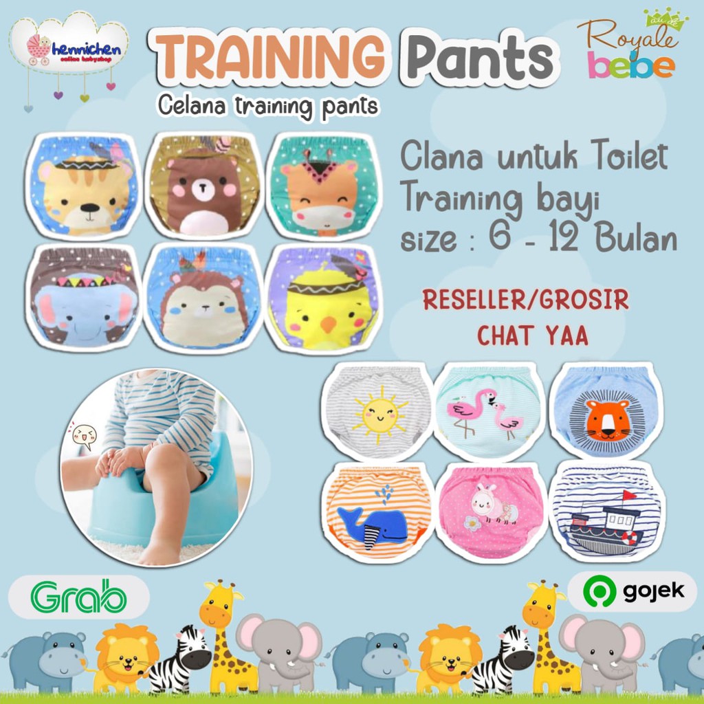 Royale Bebe  Little me Celana training pants 6-24 bulan