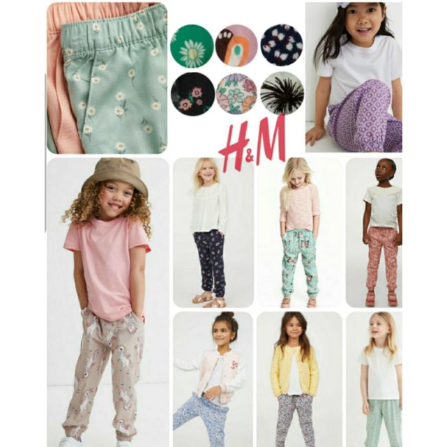 LAB branded Jogger Anak Perempuan rayon Hm