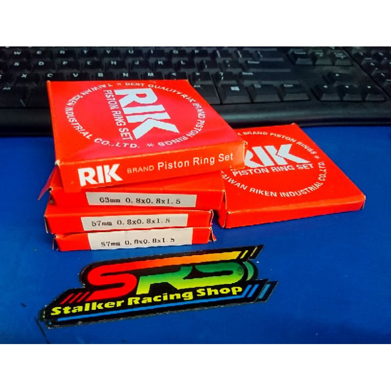 RING PISTON RING SEHER RIK RIKEN UK. 57,60,62,63,65,66,68 DIJAMIN ORI-2