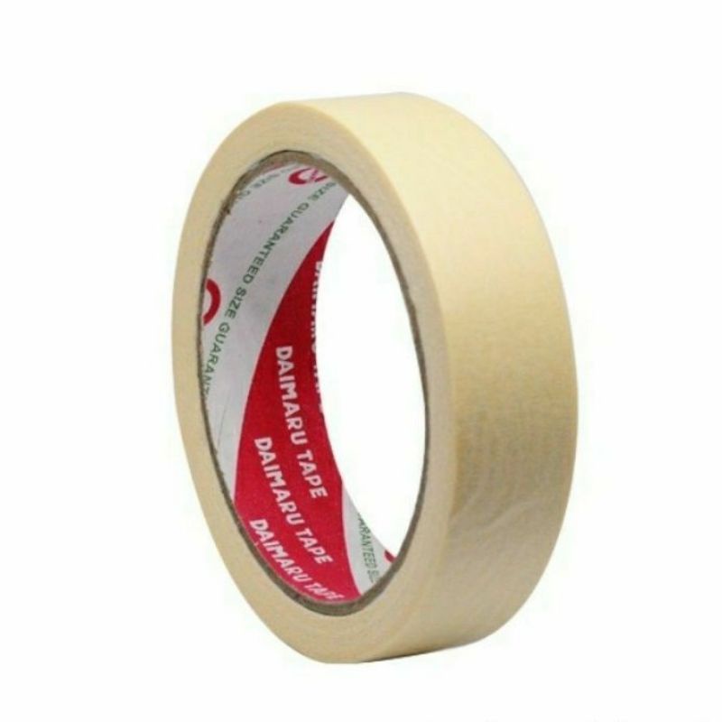 

Isolasi Kertas DAIMARU 1 Inch / 24mm X 21 Meter / Masking Tape Lakban Kertas