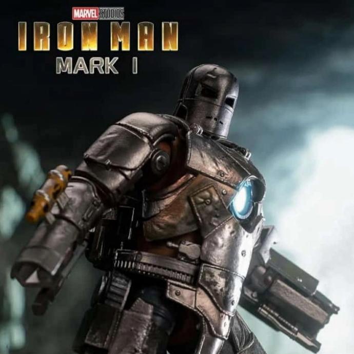 ZD Toys Original Marvel Avengers Ironman 2 Iron man Mark 1 Figure