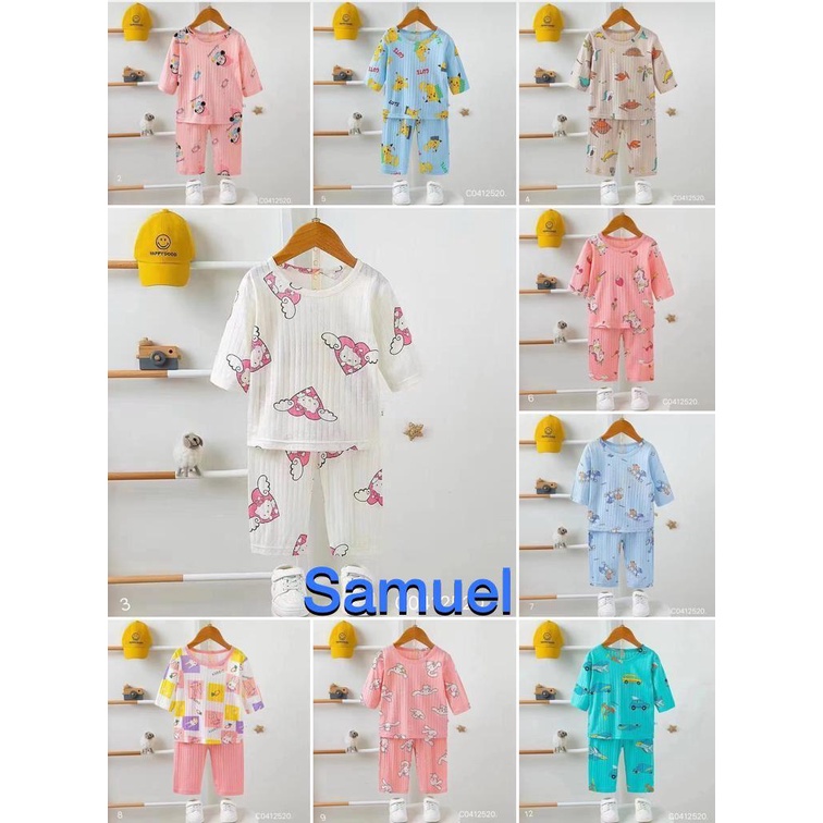 import / piyama anak usia 3-6 tahun lengan panjang / baju tidur anak