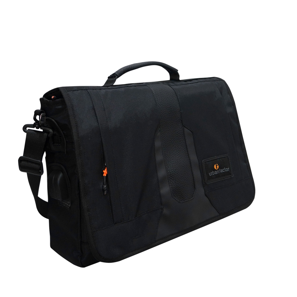 VANDAL BLACK |ManNeedMe x URBAN| Tas Selempang Pria Tas Laptop Tas Jinjing ORIGINAL