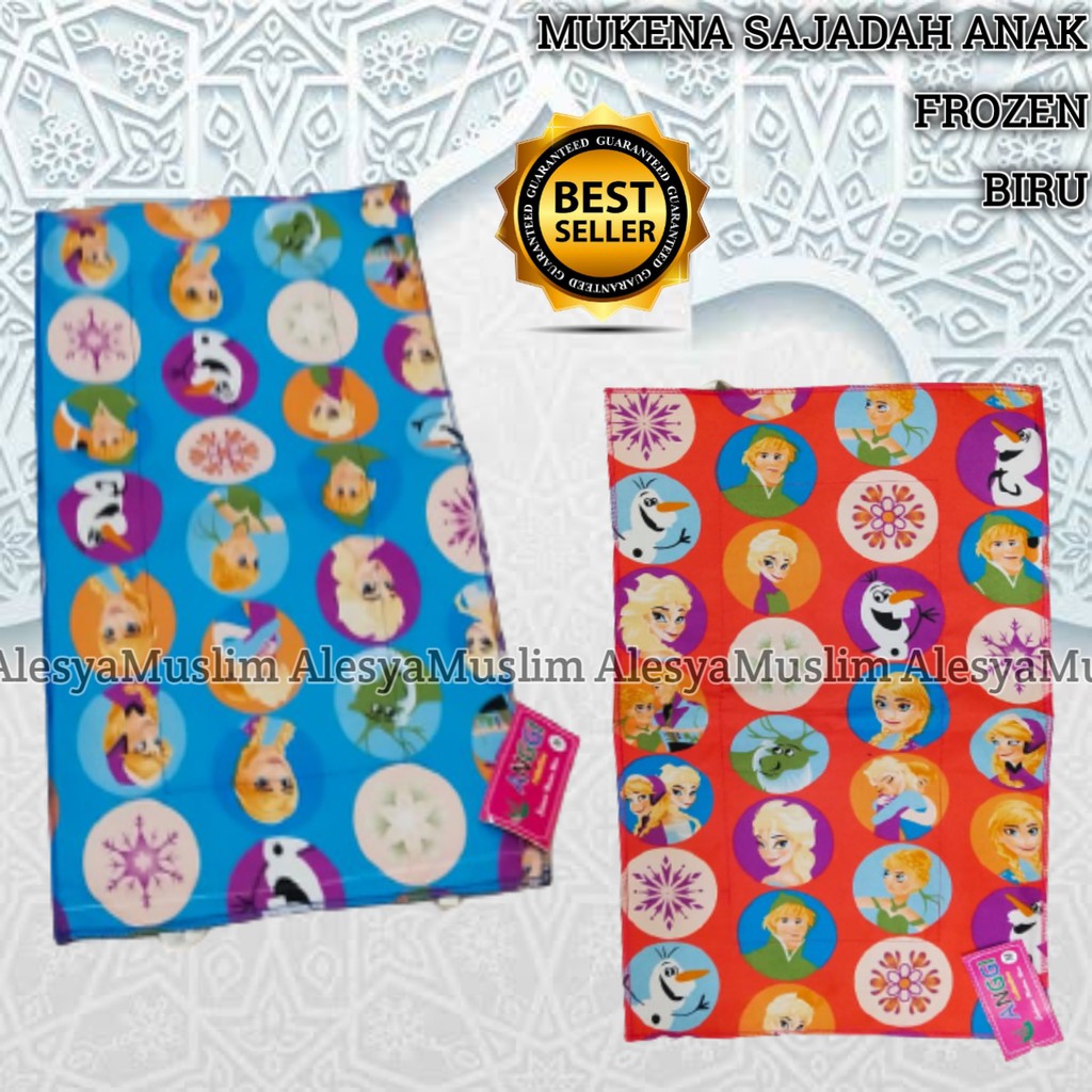 Mukena Anak Frozen Super/Tas bahan katun cantik/ bisa bayar ditempat/COD