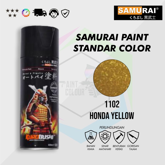 Samurai Paint 1102 Honda Yellow Cat Semprot