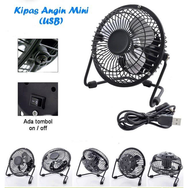 Kipas angin besi kipas angin USB besi kabel mini fan fleksibel kipas portable - MINI FAN