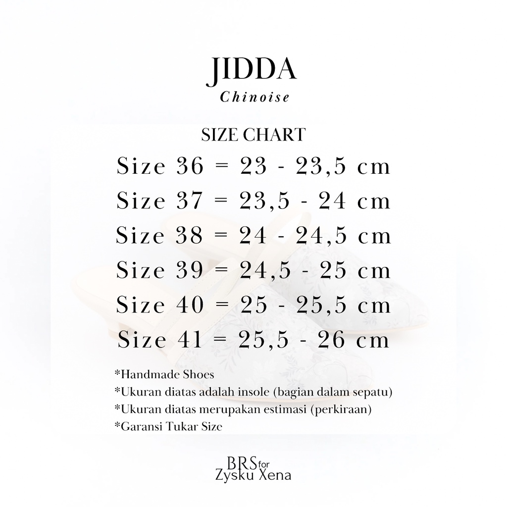 JIDDA SHOES [BRS for Zysku Xena]