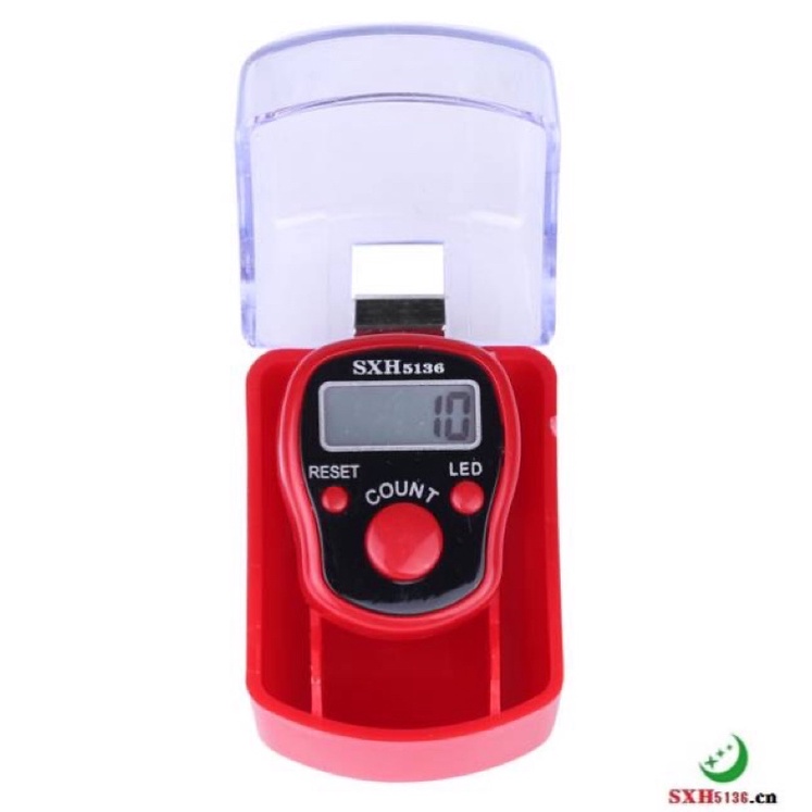 Tasbih Digital LED TANPA ALARM | Bahan Craft Bahan Tasbih Digital Finger Counter  Alat hitung