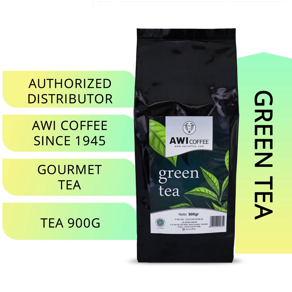 

AWI GREEN TEA 900g SUPER PEKOE | Teh hijau Super