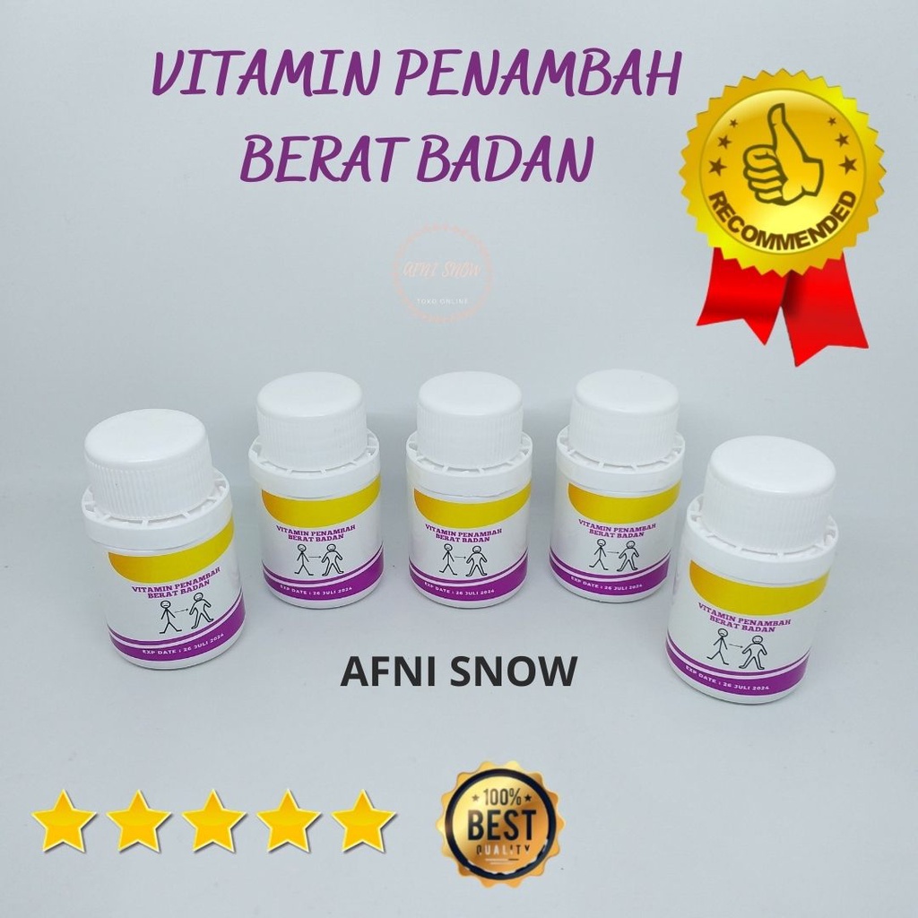 Vitamin Penambah Berat Badan / Vitamin penggemuk badan / Obat gemuk manjur / vitamin penambah nafsu makan / Vitamin penambah berat badan dewasa pria wanita / vitamin penambah berat badan