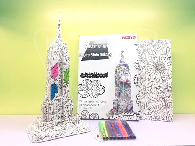 

DIY 3D coloring puzzle - mewarnai puzzle foam