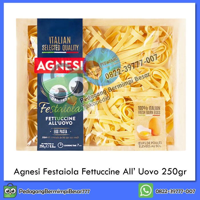 

Agnesi Fettuccine All'Uovo 250gr | Pasta Asli Italia | Pasta Kering Best Seller