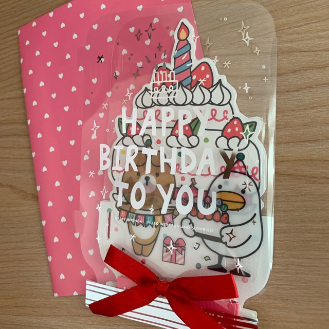 Pop Up Card Birthday / Kartu Ucapan Ulang Tahun