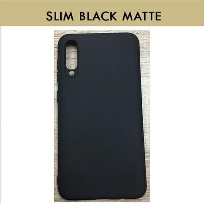 BLACK MATTE CASE SAMSUNG A30S SOFTCASE HITAM