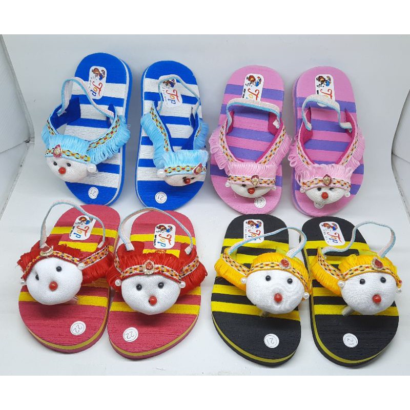 Sandal Anak Baby Karakter Dayak