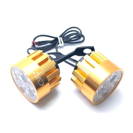 lampu tembak 4 mata LED LAMPU SOROT UNIVERSAL ALL MOTOR 2PC LAMPU TEMBAK ALL MOTOR LED