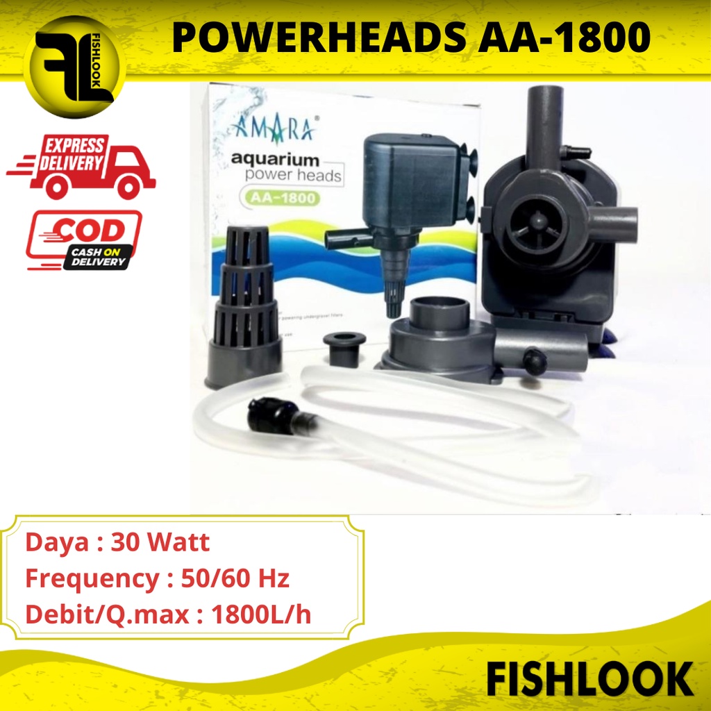 AA 1800 AMARA POMPA AQUARIUM POWERHEADS POMPA CELUP AQUASCAPE