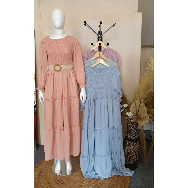 Gamis SMOCK by Yuna Original