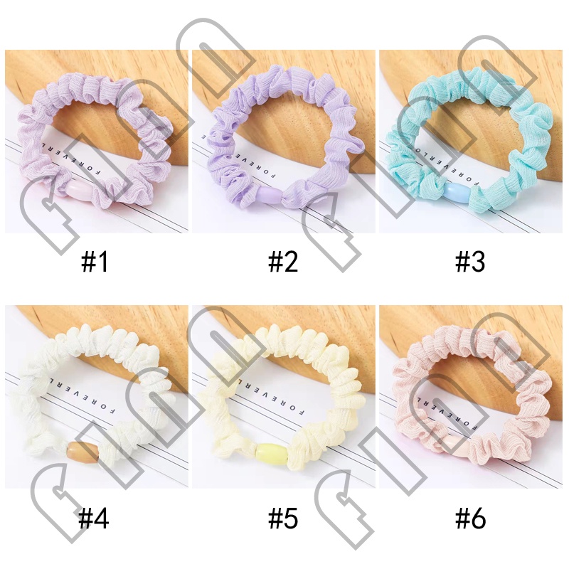 Srunchie Rambut Wanita Kerut Fashion New Trendy Aksesoris Rambut