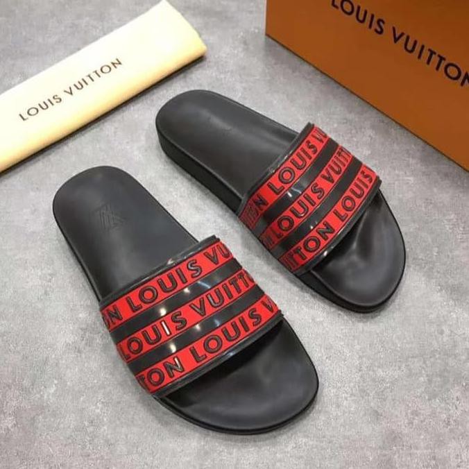 PENGIRIMAN CEPAT SANDAL ABG PRIA KASUAL】 SANDAL LV PRIA / SANDAL LOUIS VUITTON MIRROR 1:1 HIGH