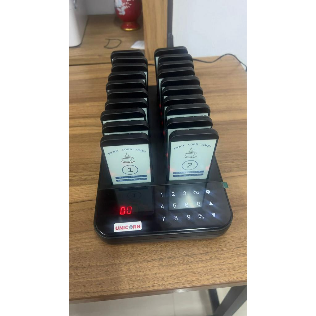 Mesin Antrian Unicorn Guest pager system wireless - guest paging 20set