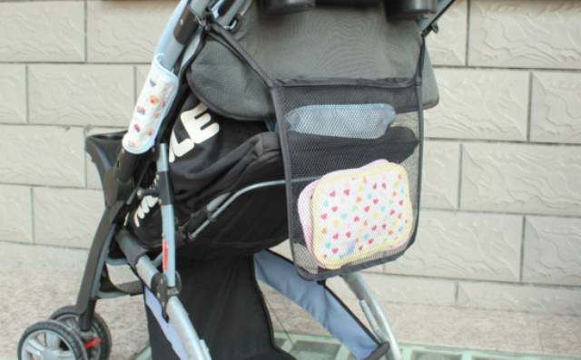 kantung jaring stroler / baby stroler net bag