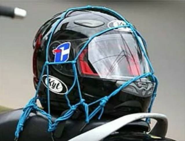 JARING HELM BARANG CARGO NET MOTOR TALI PENGIKAT BARANG DAN HELM UKURAN 30 X 30 CM