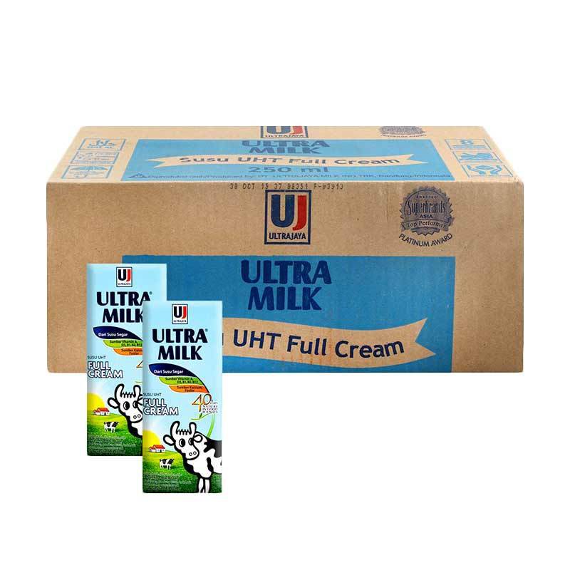 

Ultra Milk Full Cream 250ml / Dus (Isi 24pcs)