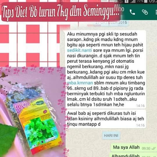 

TEH DAUN TIN TUBRUK TINQU DIET SEHAT ALAMI