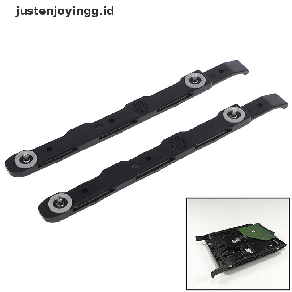 COOLER MASTER 1 Pasang Rail Mounting Hard Drive Bahan Plastik Warna Hitam Untuk Pendingin Master