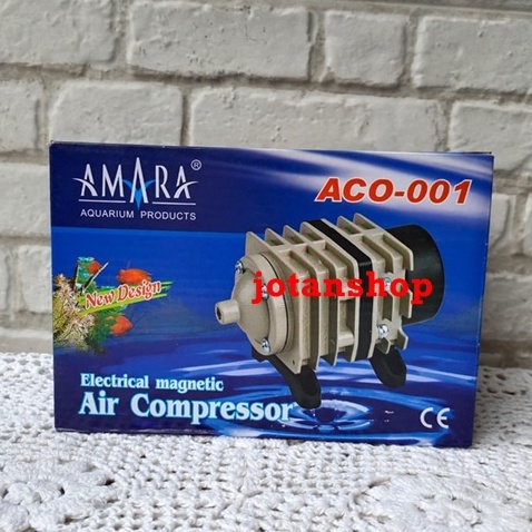 AMARA ACO 001 aco001 mesin gelembung pompa udara aerator kolam hidroponik aquarium air pump