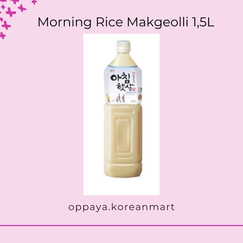 

Woongjin Morning Rice Makgeolli 1,5L (Non Alcohol)