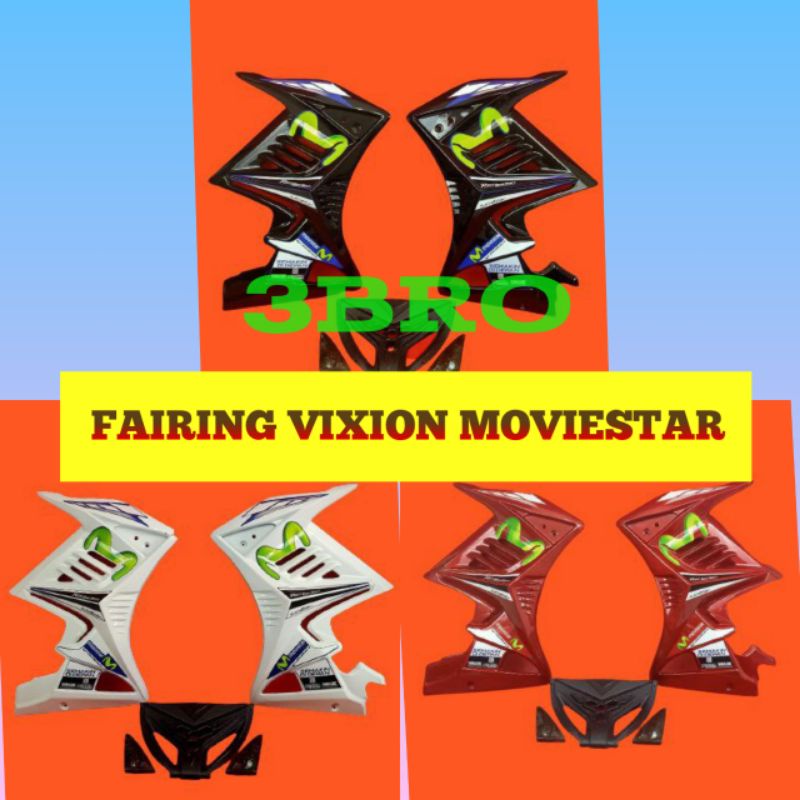 Sayap Half fairing FAIRING VIXION MOVIESTAR VERZA