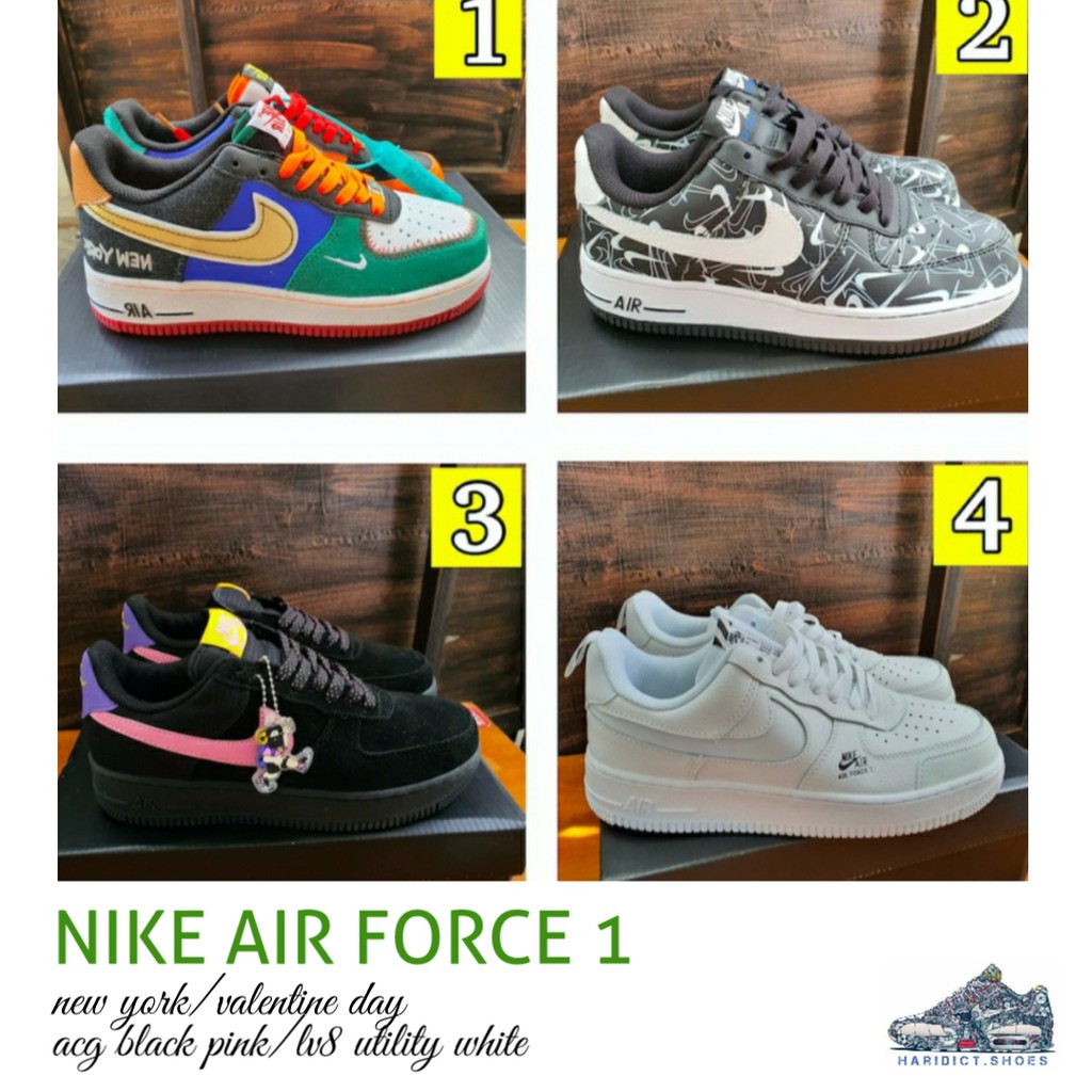 NIKE AIR FORCE 1 / SEPATU PRIA / SNEAKERS / SEPATU SPORT COWOK / SEPATU OLAHRAGA / SEPATU LARI
