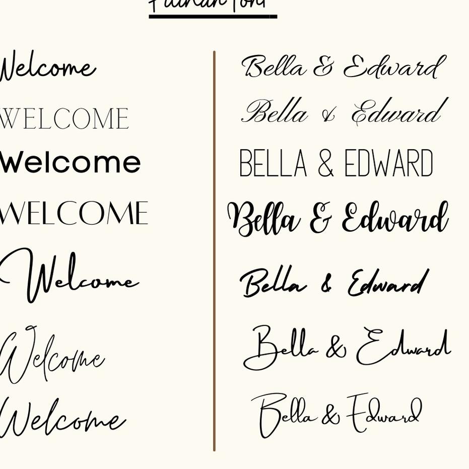 

Dijual CFNQ0 Sticker Wedding Sign // Welcome Sign // Engagement // Sticker Akrilik // Sticker Besar 98 Harga Murah