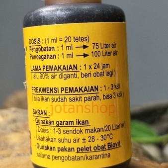 LUKA STOP LUKASTOP 30ml Obat Luka Jamur Cair ikan Hias koi