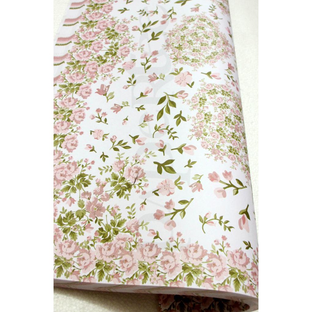 

Kertas Kado Bunga Shabby Flower White Pink