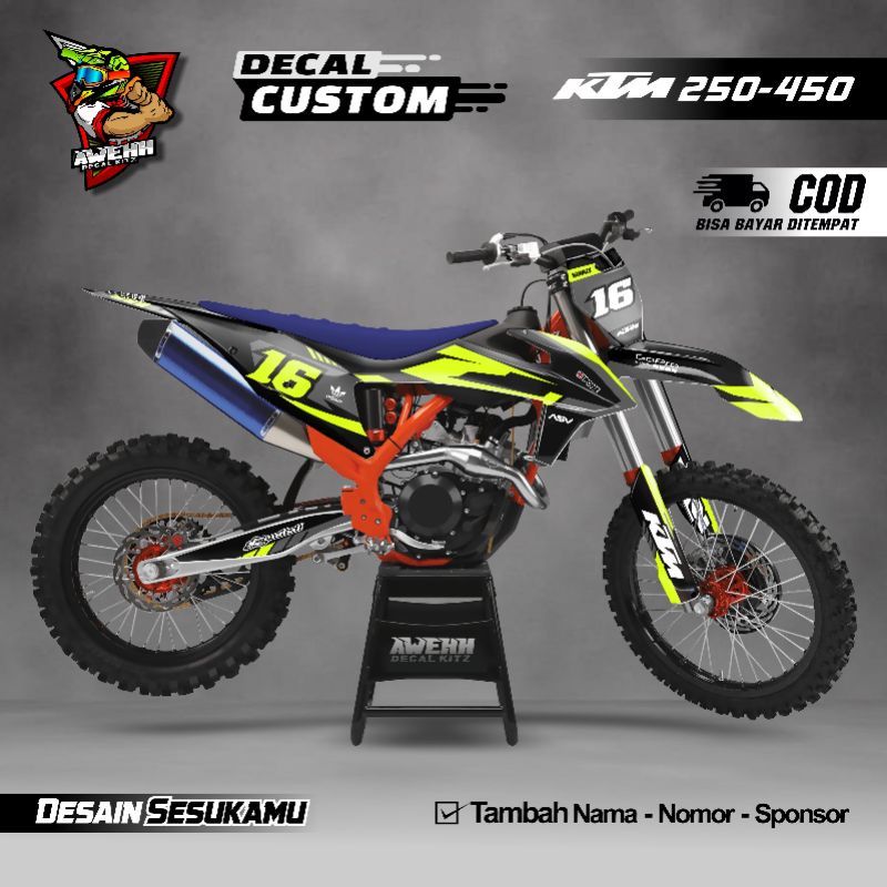 DECAL KTM 250 2017 - KTM 450 - KTM SIXDAY - KTM 85 FULL BODY