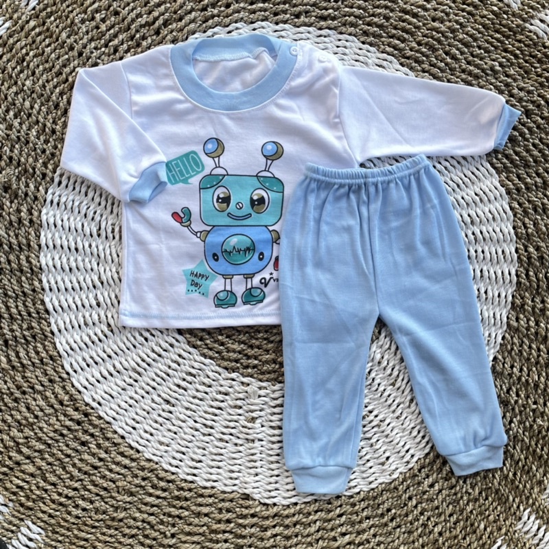 Setelan Baju bayi Oblong Bayi Piyama Bayi Setelan Baju Tidur Bayi ASYAM BABY