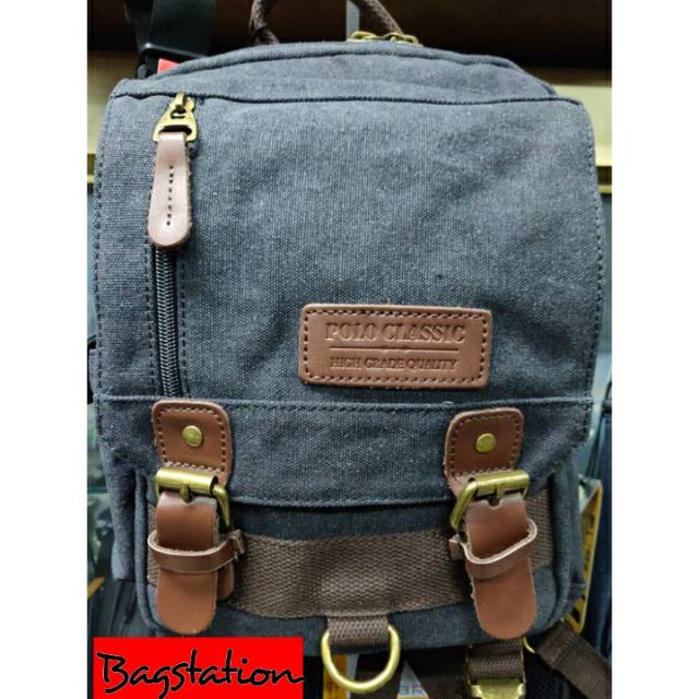 TAS SLING BAG POLO CLASSIC ORIGINAL ASLI IMPORT TAS SELEMPANG POLO CLASSIC TAS RANSEL KANVAS TAS KOREAN STYLE