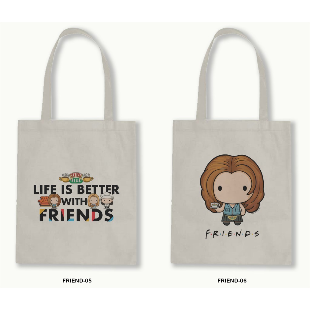 TOTE BAG BLACU 30X40-FRIENDS series.03