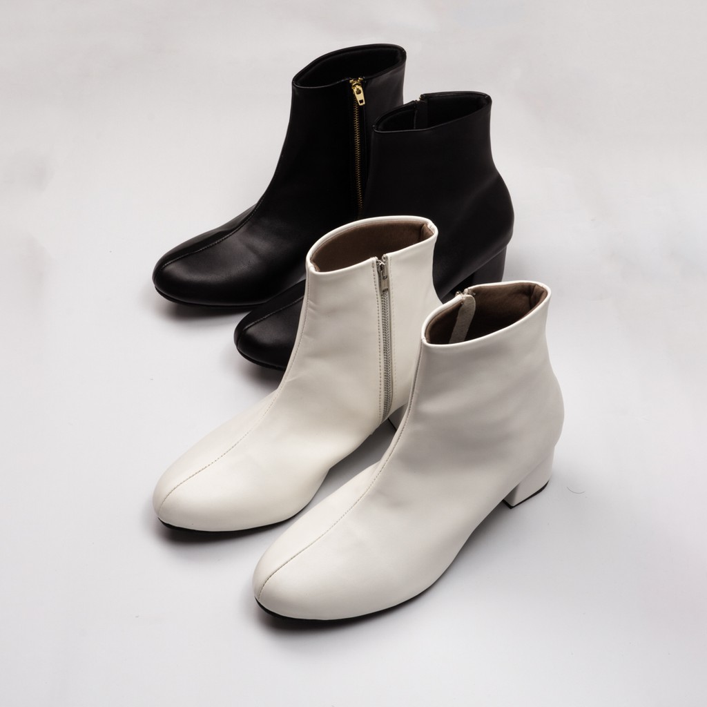 Sepatu Boots Wanita / Sepatu Boots Wanita Korea / Sepatu Heels Boots 5 cm / Sepatu Kulit Sintetis / Boots Winter TINOCHI Bootie