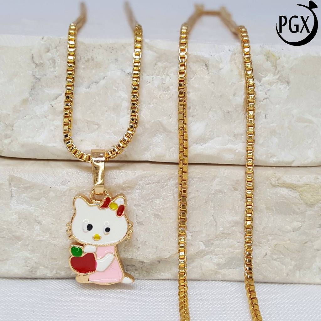 PGX Kalung Anak Perempuan Xuping Lapis Emas Aksesoris Fashion Perhiasan Premium - XA031