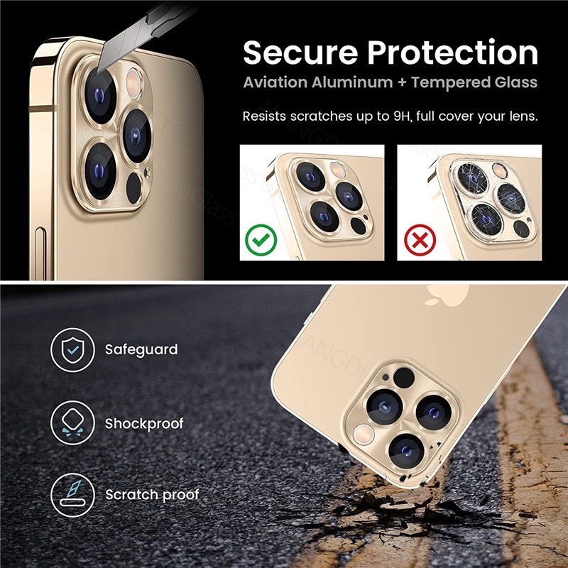 GLASS PROTECT CAMERA IPHONE 11/11 PRO MAX/ 12/12 PRO MAX/13 PRO MAX/14 PLUS/14 PRO MAX/ ANTI GORES CAMERA