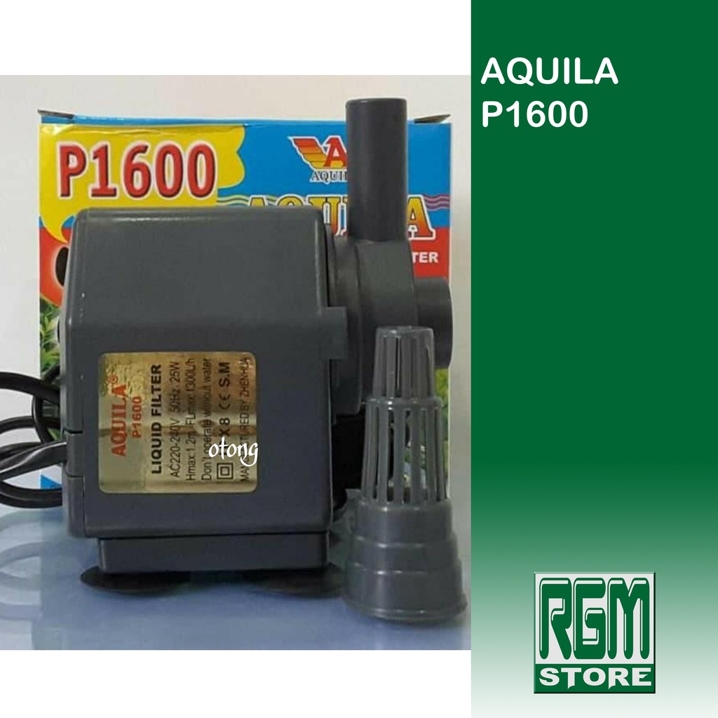 Aquila P1600 P - 1600 power head mesin pompa celup aquarium aquascape