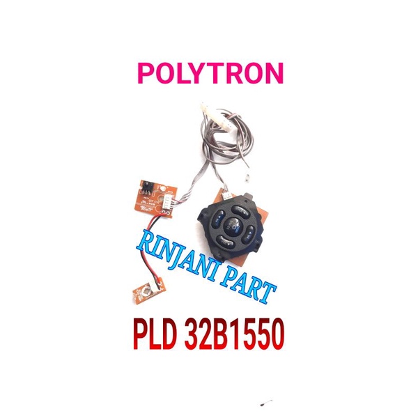 SENSOR IR TOMBOL TV LED POLYTRON PLD 32B1550 PLD 32T1550