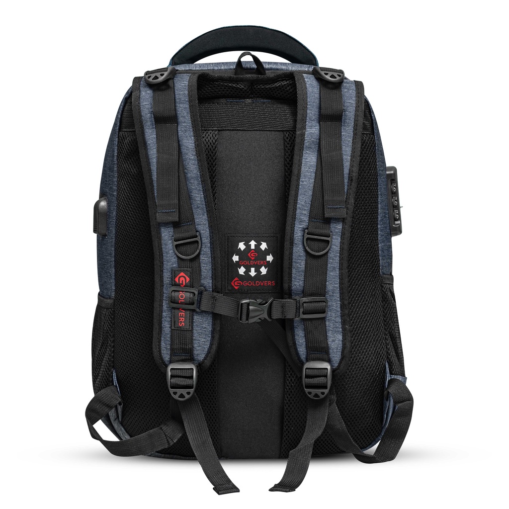 Tas Kerja Kantor Kuliah - Tas Laptop bisa Expanding POLO Warna Hitam