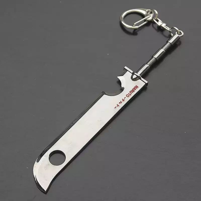 Gantungan kunci kunai senjata pedang anime naruto unik hiraishin minato shuriken kubikiribocho kusanagi sanjin no ogama keychain untuk motor tas mobil dompet-Pedang Kubikiribocho