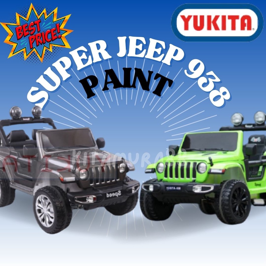 Mainan Anak - Mobil Aki YUKITA 938 SUPER JEEP Paint